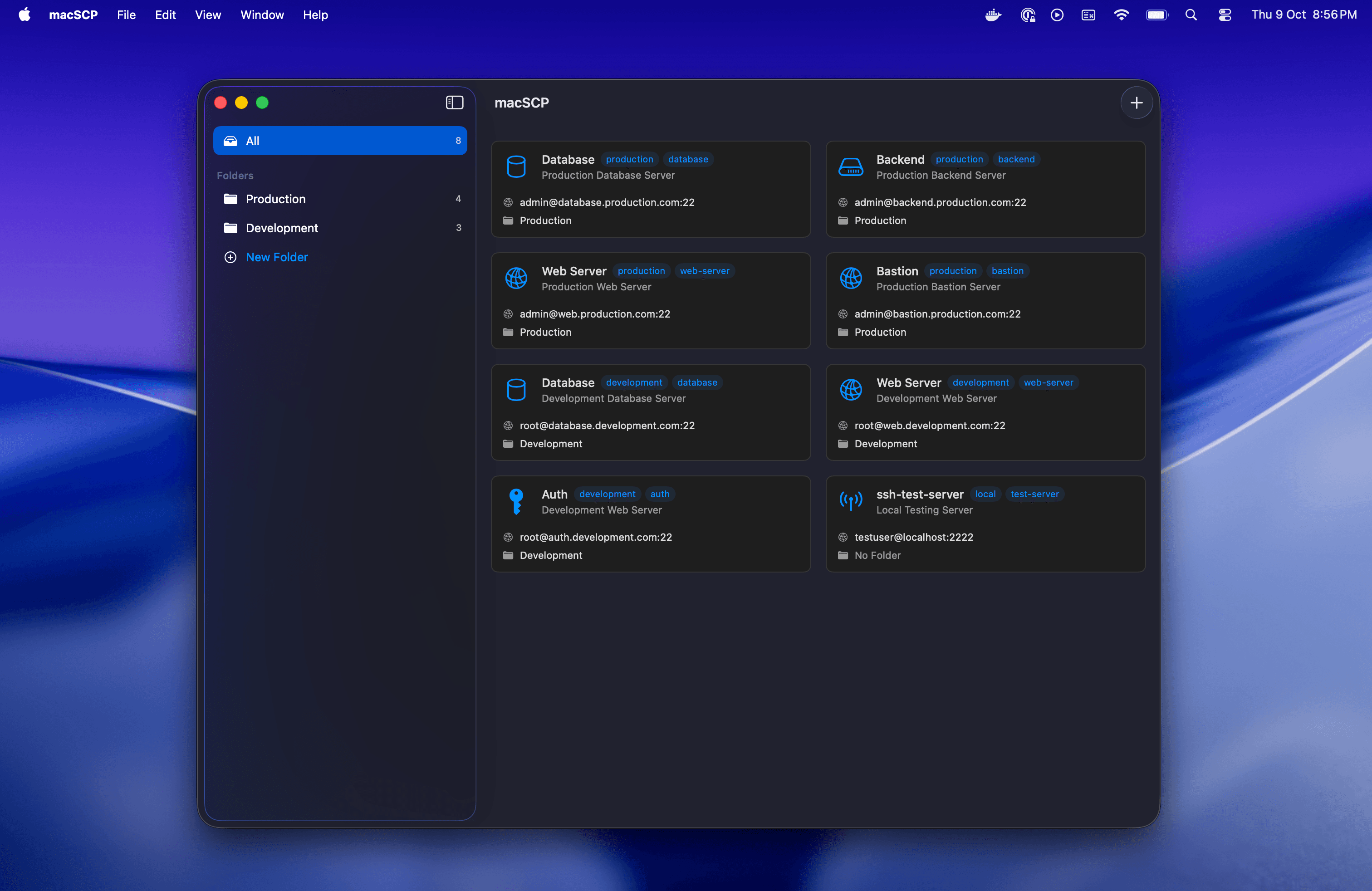 macSCP Application - Beautiful SSH & SFTP Client for macOS