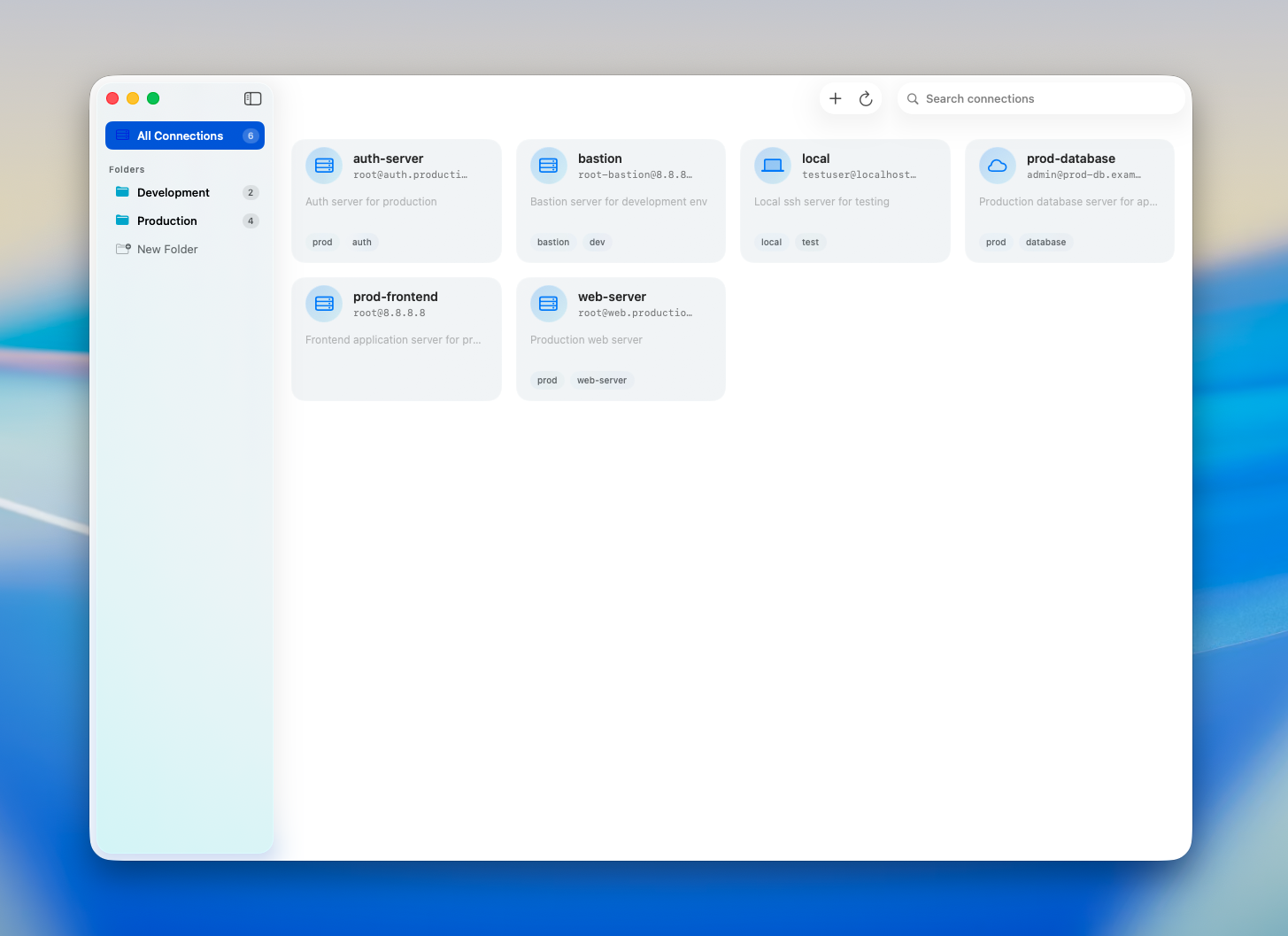 macSCP — Native macOS client for SFTP, S3, and SSH